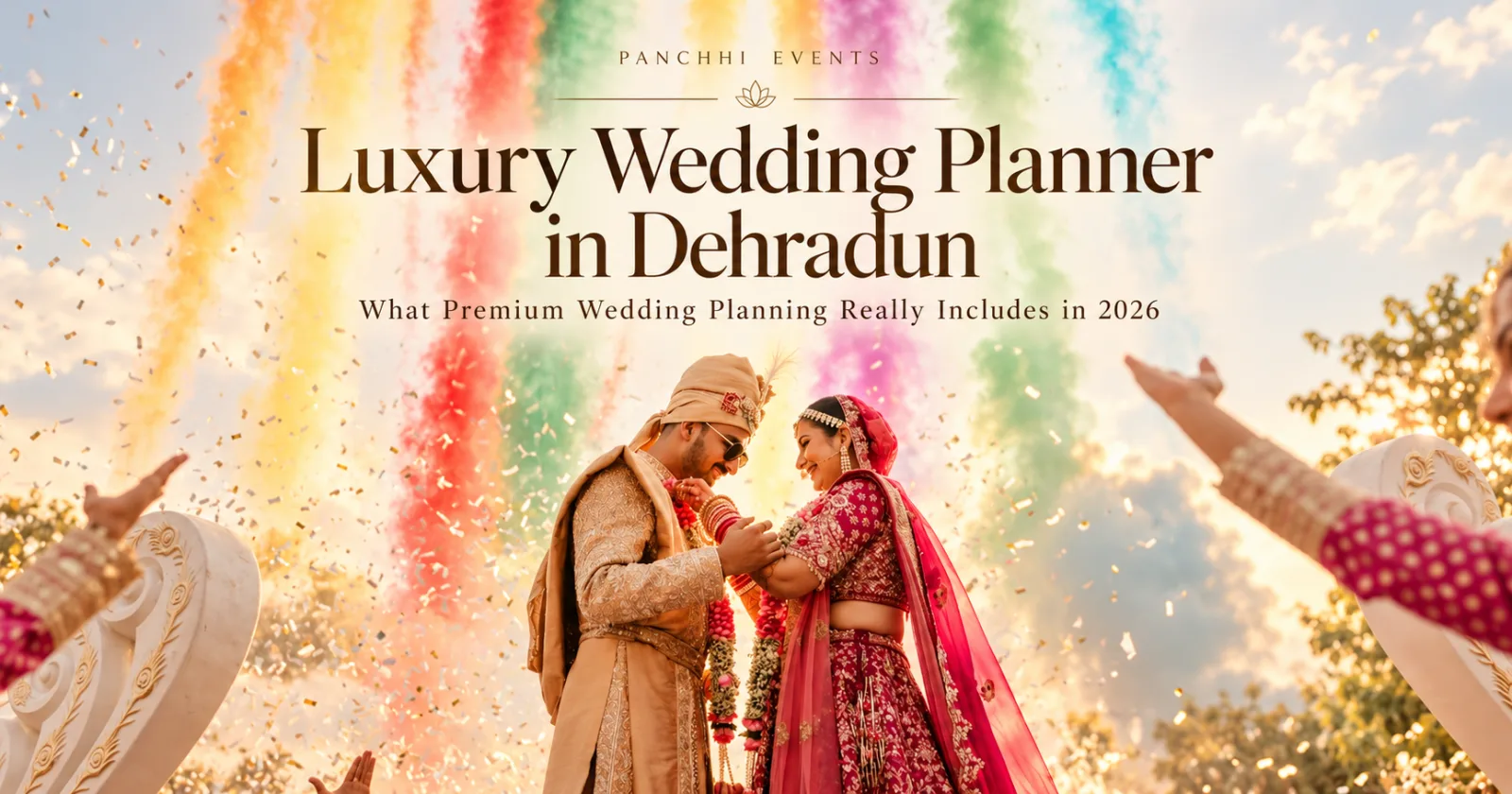 Luxury wedding setup planned by Panchhi Events in Dehradun Uttarakhand